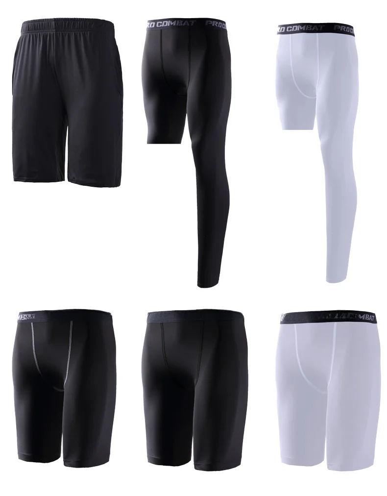 Men Sports Fitness Running Long Pants Quick Drying Basketball Seven-point Base Pants Outdoor Sports Leisure Cycling Climbing basketball pants