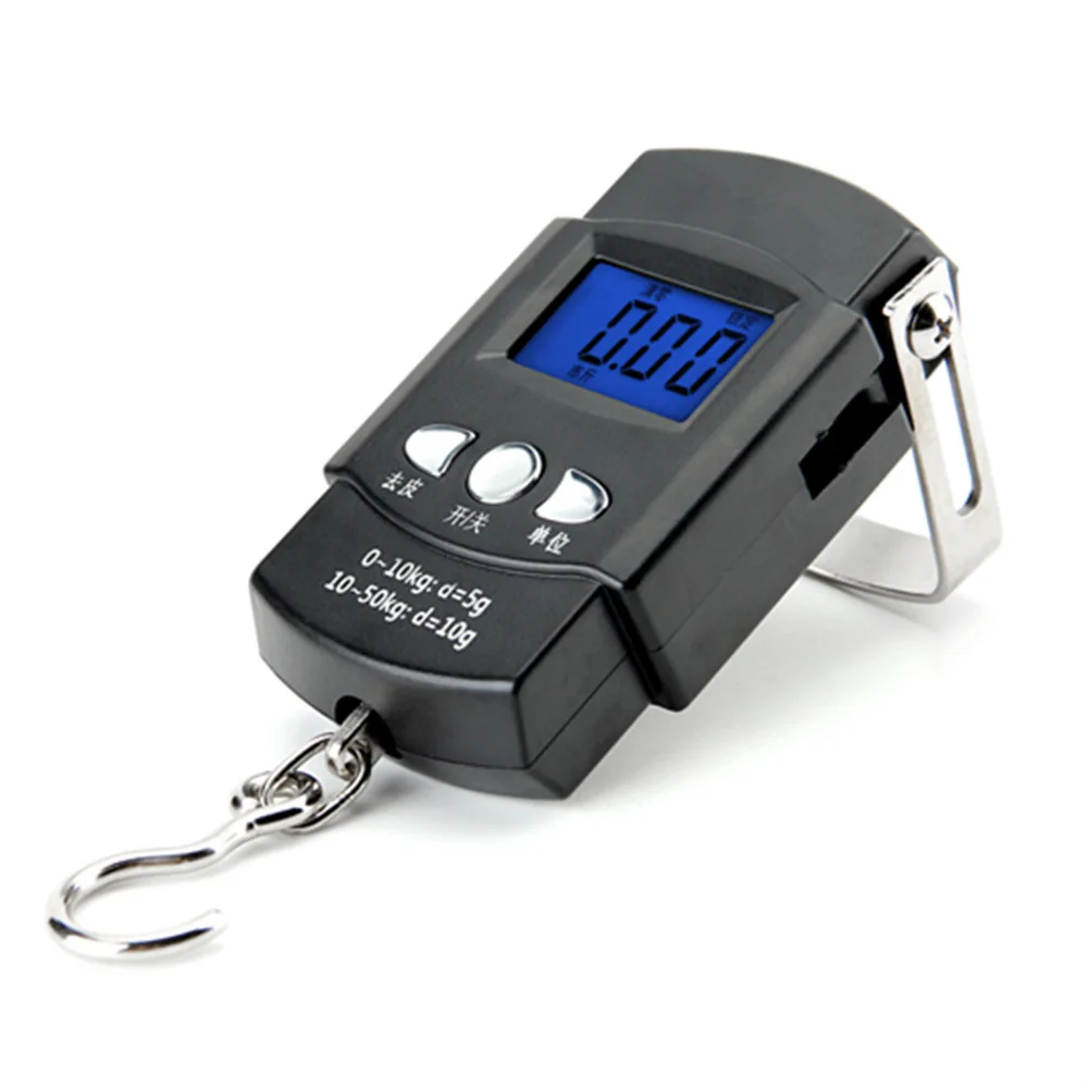 50kg/10g Mini Scale Electronic For Fishing Luggage Travel