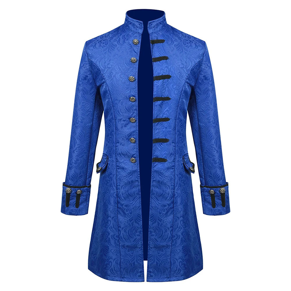 Men'S Retro Tuxedo Gothic European Court Performance Performance Steampunk Formal Party Victorian Dress Halloween Men'S Costume 6