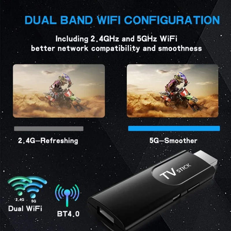 MX10 F3/MX10 mini TV stick h618 android13 ATV 4K HD TV box 2.4/5G WiFi smart TV receiver for Google YouTube Netflix media player 5