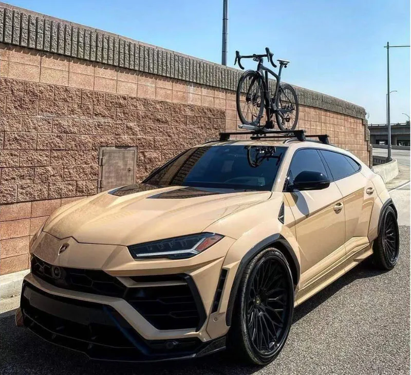 Super Glossy Desert Sand Vinyl Wrap Film Desert Storm Yellow Gloss Car