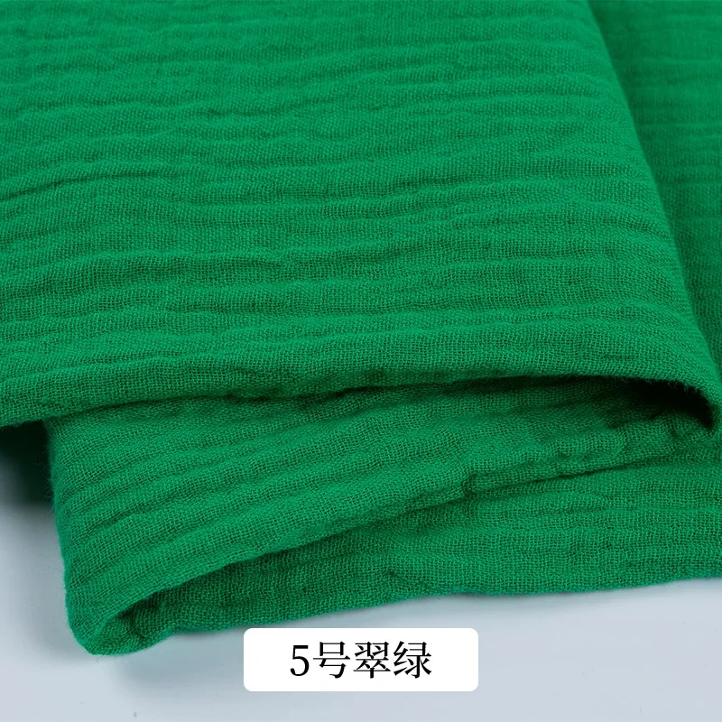50cmX130cm Sewing Fabric Cotton Crepe Double Layer Gauze Fabric