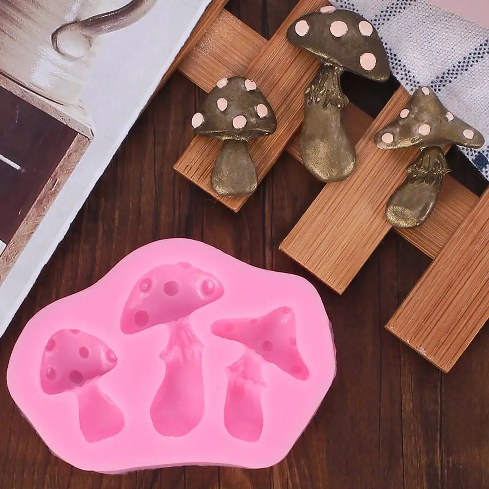 

Handmade Candy Mushroom Bakeware Cake Decoration Chocolate Making Fondant Mold Baking Tool