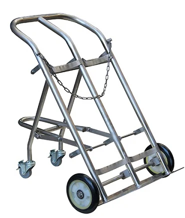 SINOLIFT TY120 TY130 Carbon Steel Fold-down Cylinder Hand Truck