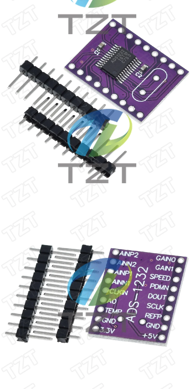 TZT 1/3PCS CJMCU-1232 ADS1232 24-bit Ultra Low Noise Analog-Digital-Wandler ADS1232IPWR Für Arduino STM – Detail 8