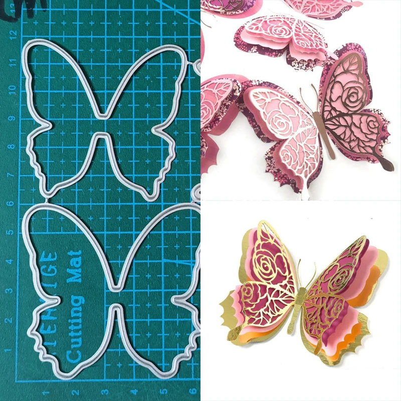 butterfly metal cutting dies cut die mold Scrapbooking paper craft knife mould blade punch Template Embossing stencils