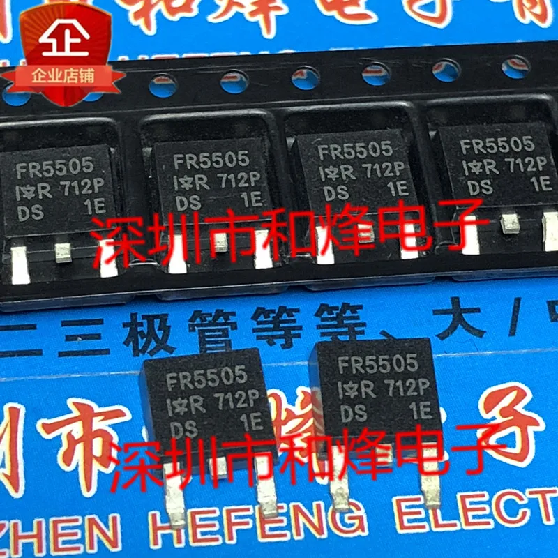 

5 шт.-10 шт. FR5505 IRFR5505 TO-252 P -55V -18A Новый и оригинальный на складе