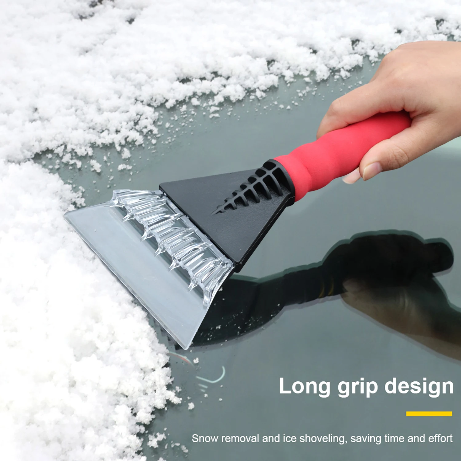 Universal Car Windscreen Snow Removal Shovel Ice Scraper Portable Winter Snow Scraping Frost Removing Shovel Auto Cleaning Tools For windshield shovel snow shovel snow ice scraper ice deicing tool