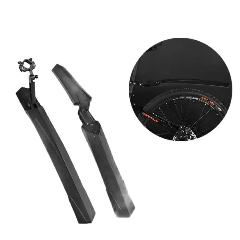 Bicycle Fender ESLNF Fender Mtb Rubber Tail Soft MTB Bike MTB Bike Widen Front Rear Mudguard Adjust Any Angle Fender Accessories