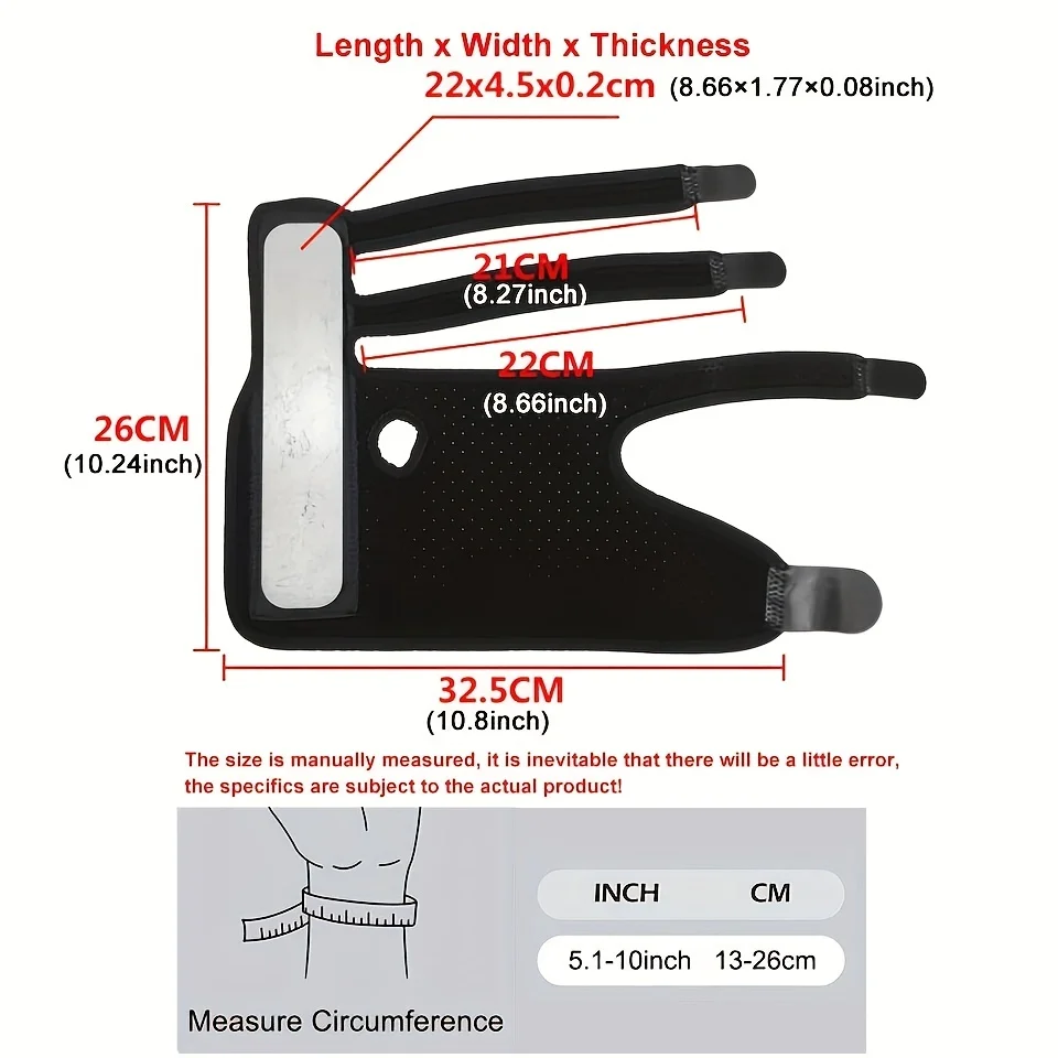 Thumb Splint Breathable Mallet Finger Splint For 2/3 Finger