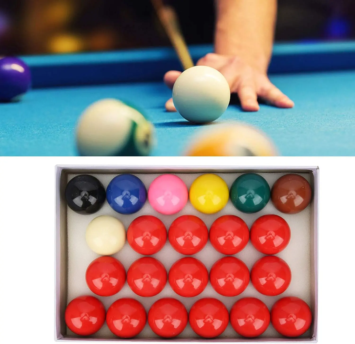 Standard 5.72cm snooker, 2-1/4 English billiards, 2.25" resin billiards, 4.76cm billiards, 2-1/16 balls /1-7/8 small billiards