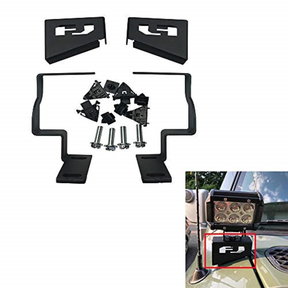 

SXMA Steel Corner Front Cowl Mounting Brackets for FJ Cruiser 07+