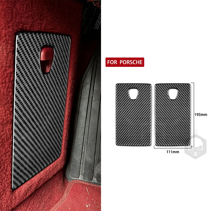 

For Porsche Boxster Cayman 718 982 2016-2022 Car OBD Interface Trim Sticker Carbon Fiber Interior Car Accessories LHD RHD