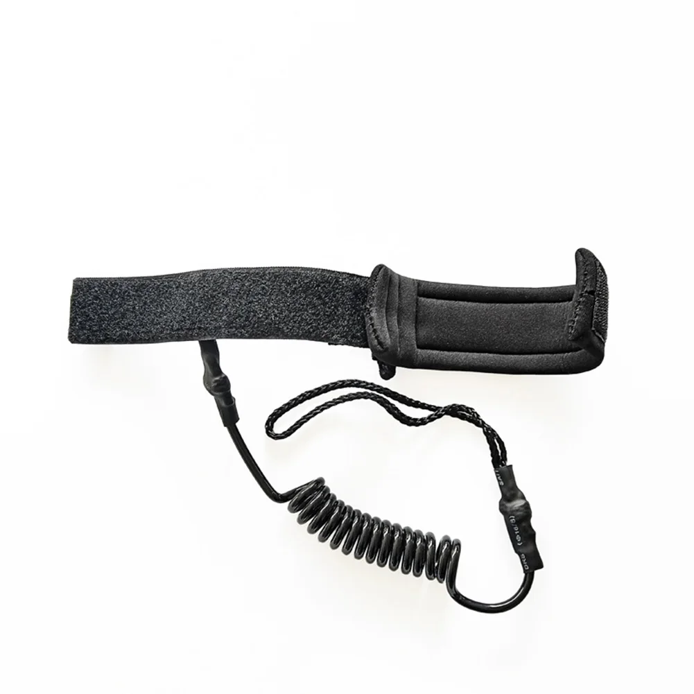 Premium Coiled Body Board Leash Stay on Board Ankle Strap Paddleboard Ankle Leash Surfing Accessories