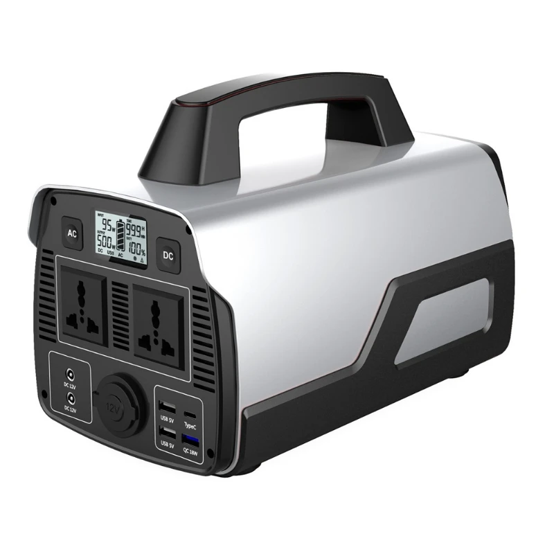 

Super Capacity Battery Lithium Battery Outdoor Mobile Power Station Power Bank DC USB Type-c Universal Jack Camping Assistant