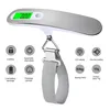 Portable Scale Digital LCD Display 110lb/50kg Electronic Luggage Hanging Suitcase Travel Weighs Baggage Fishing Scale with Hook