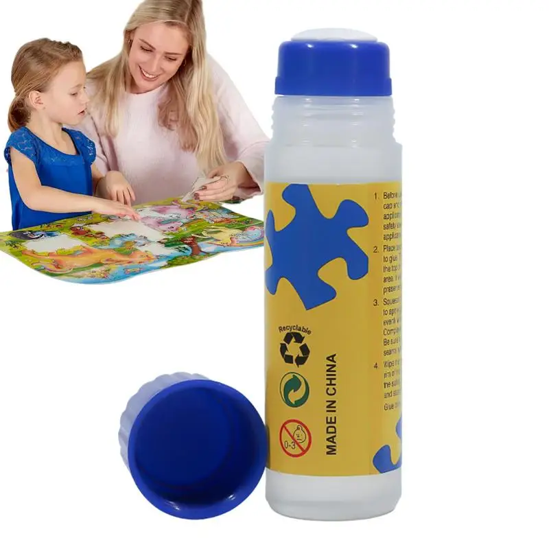 

ML 120g Jigsaw Puzzle Glue With Sponge Ecofriendly Transparent Liquid Jigsaw Puzzle Glue Apply It On The Puzzle