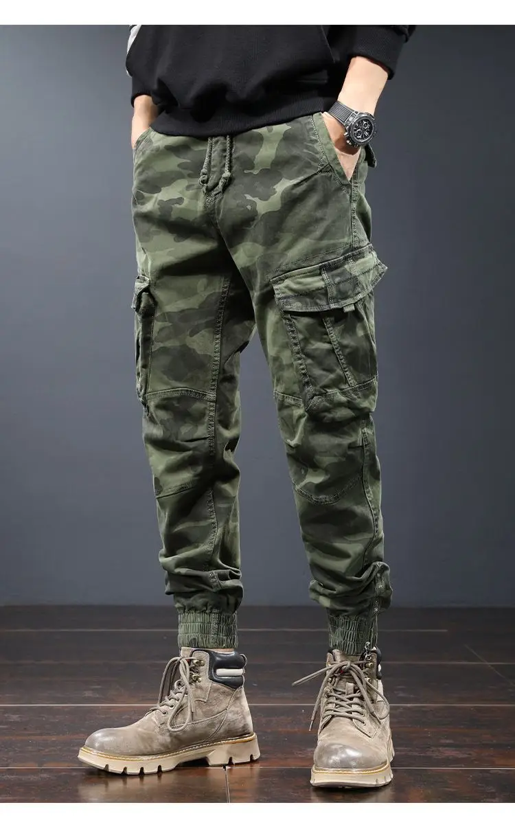 High Quality Cargo Pants Men Jogging Casual Pants Full Length Military Mens Streetwear Adults Work Tactical Tracksuit Trousers