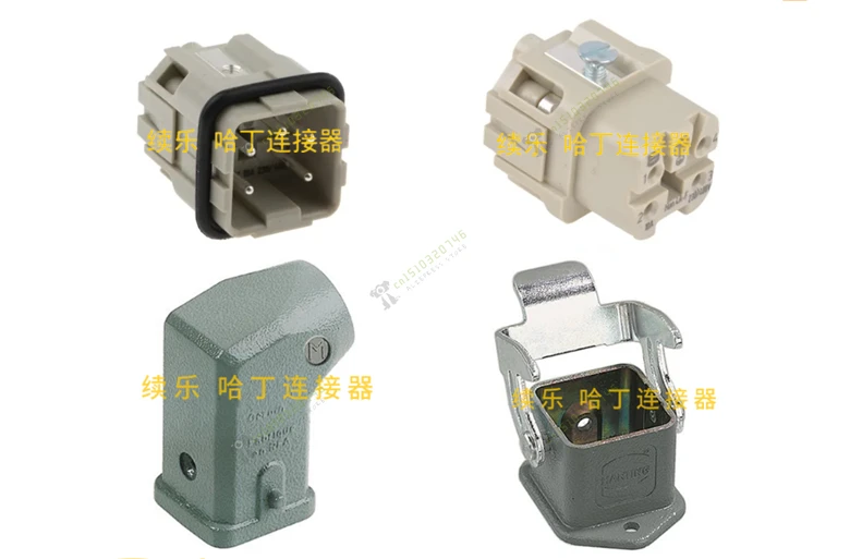 

HARTING connector 09200042611 09200042711 Han-4A-M AHN-4A-F male and female