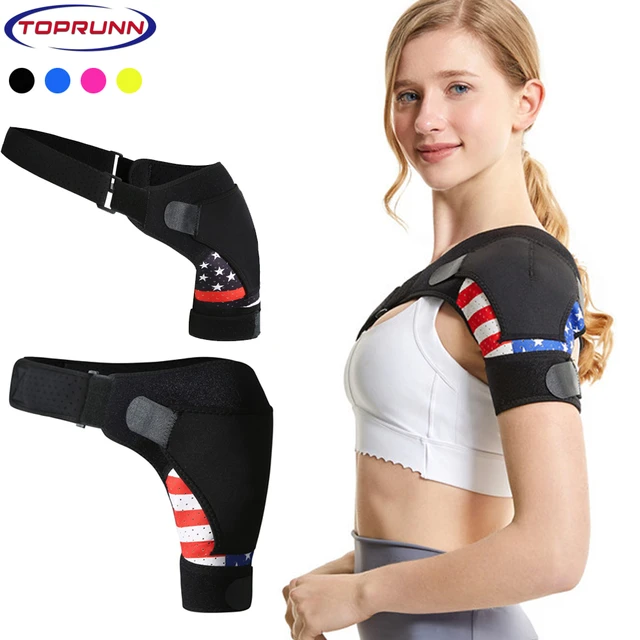 Shoulder Brace for all with ICE PACK includes - Rotator Cuff Support Brace  With Soft Underarm Pad for Shoulder Pain Relief and Compression Sleeve for
