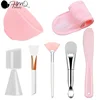 DIY Face Mask Making Set with Bowl, Silicone Brush, Spatula and Measuring Spoon