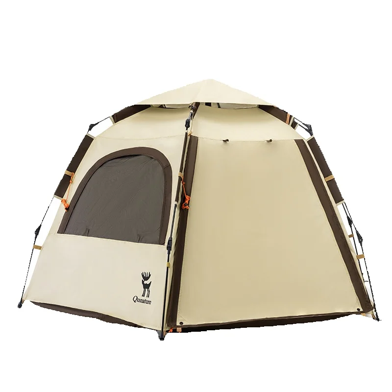 Tuoyequ Outdoor-Zelt, verdickt, regenfest, faltbar, vollautomatisch, tragbar, schnelle Ablösung, Sonnenschutz, Halle, Camping_voghion.com