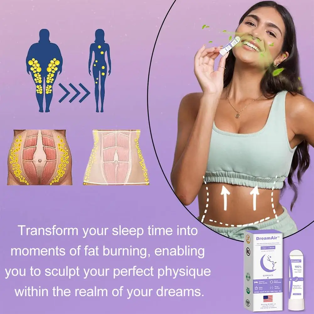 

Sleep Inhaler Stick Energizing Aromatherapy Nasal Inhaler Boost Focus & Energy Slimming Portable 1.8ml Nasal Inhaler For Si E3M8