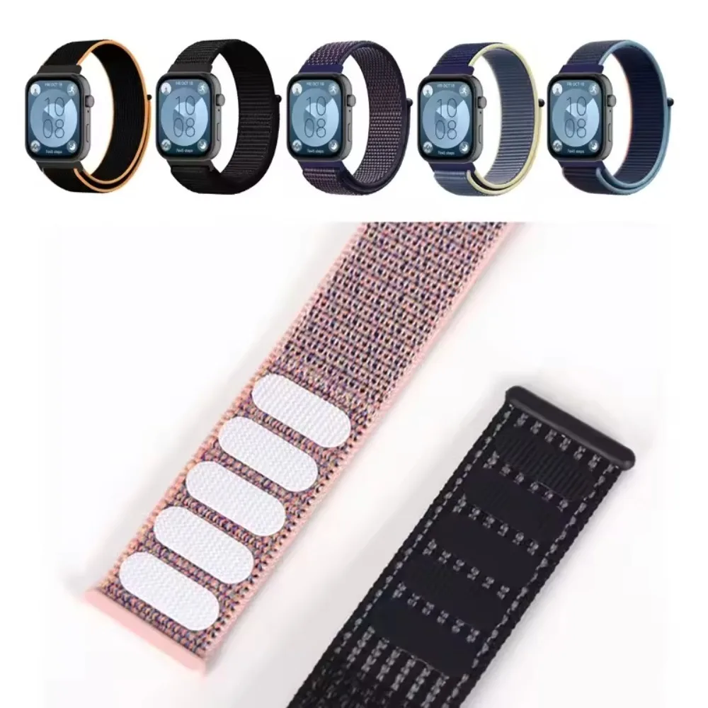 Enhanced Nylon Woven Smartwatch Strap - Comfortable & Breathable Band Accessory