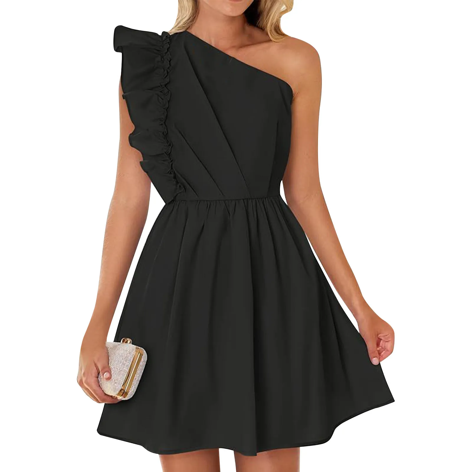 

Повседневные женские летние платья с пышными рукавами, Цветочное платье макси, летнее уличное Повседневное платье с длинным рукавом