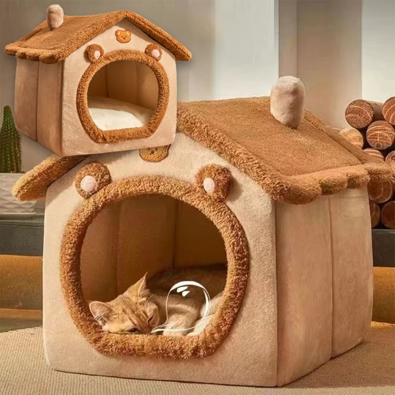 Foldable Indoor Pet House 1