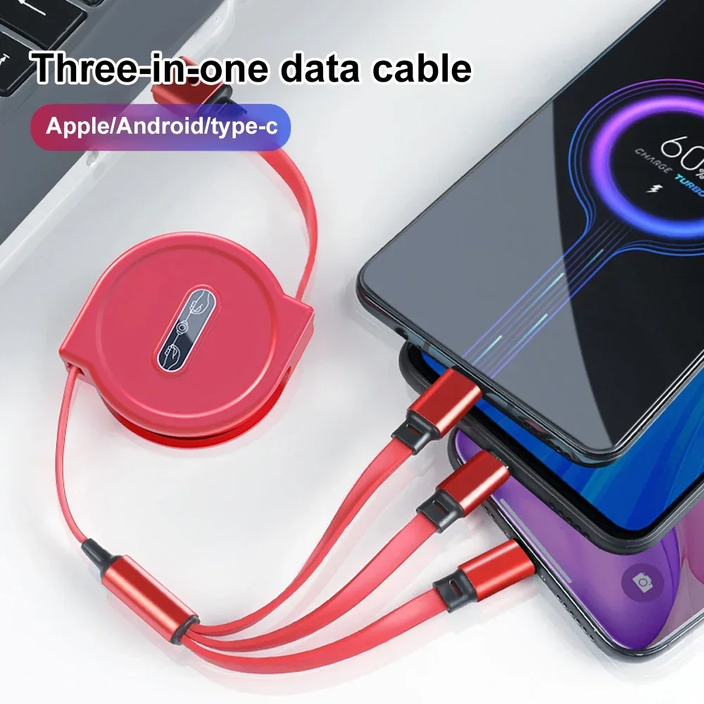 Colorful Macaron Multifunction USB Charging Cable