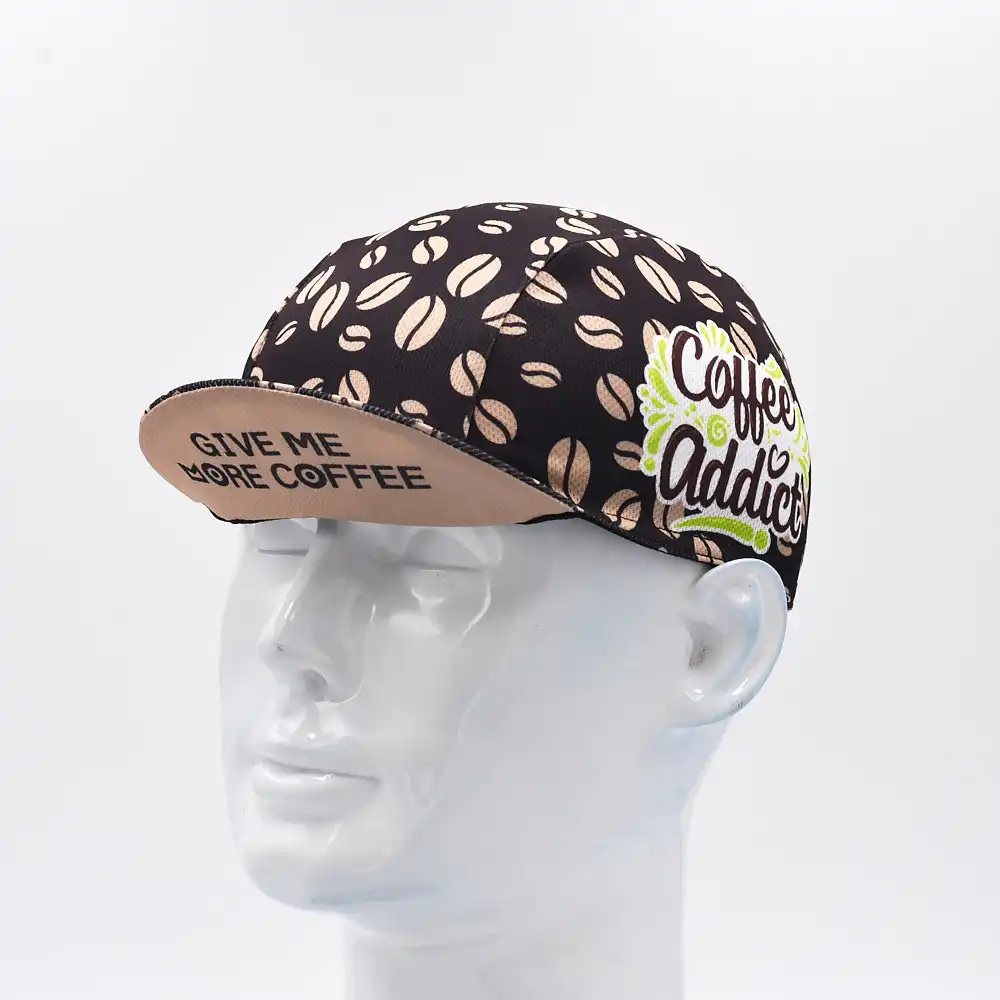Classic Coffee Cycling Caps Outdoor Sports Cycling Cap Bicycle Riding Hat Equipment