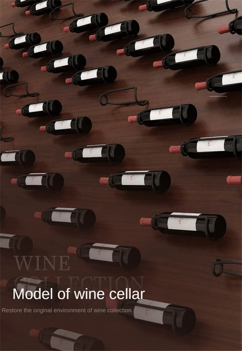 WallMounted Bar Wine Rack Holder Accessories Wine Cellar Beer