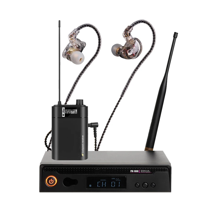 Wireless ear back stage performance live monitor headphones band professional singer back listening system