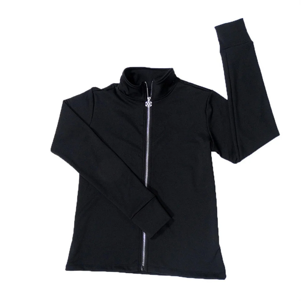 LIUHUO Ice Figure Skating Jacket Pants Women's Girl Trousers Top Peacock Rhinestone Teens Children Kids Dance