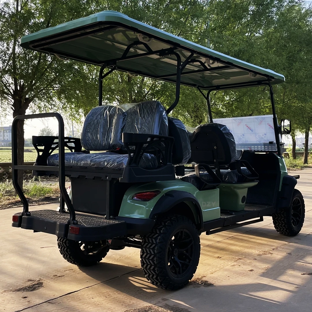 High quality 2+2 seat electric tourist sports golf cart mini golf cart new energy vehicle electric buggy Export type