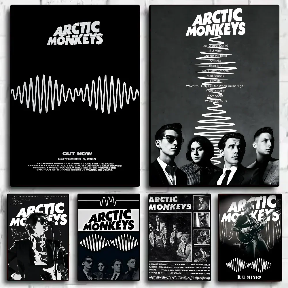 A-Arctic M-Monkeys Rock Band Music Cover Poster HD art wall waterproof home living room bedroom bar aesthetic decoration 1