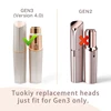 Generation 3 Replacement Heads For Finishing Touch Flawless Facial Hair Remover Double Precision Replacement Blades 2