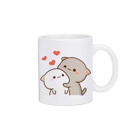 Panda Bear Bubu Dudu Coffee Milk Cup Mocha Cat Panda Bear Couple Christmas Mug Kawaii Cups Original Mugs Free Shipping Drinkware 6
