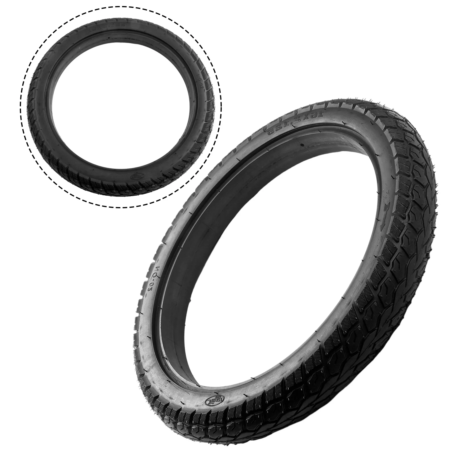 

For Electric Bike Inflatable Tire Rubber Solid Tire 16*2.125(57-305) Bicycle For E Bikes High Quality 2023 New