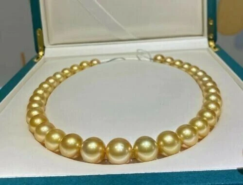 Golden Pearl Necklace – Hubert Jewelry – Fine Diamonds and Gemstones