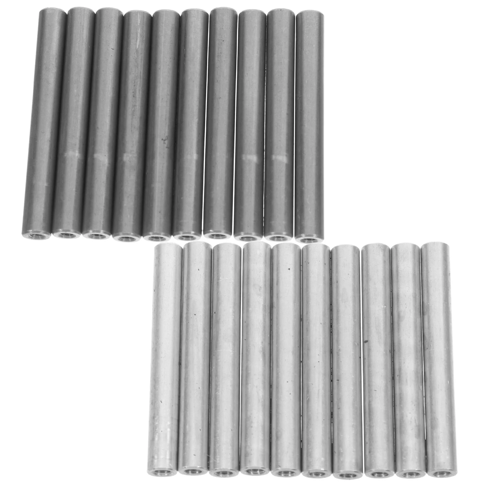 20 Pcs Plate Electrolyzer Iron Rod Small Heater Anodes Aluminum Experiment Telescopic Bar