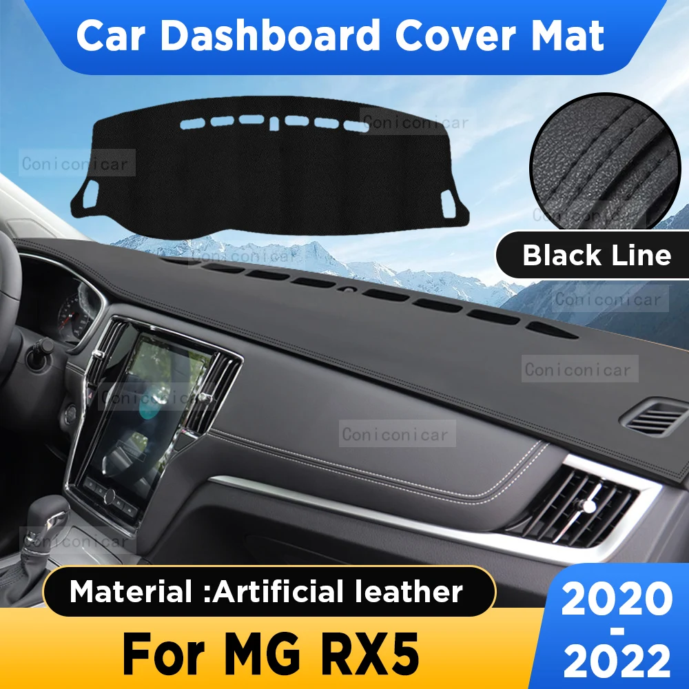 For MG RX5 2023 2021 2022 spare parts Car Dashboard Cover Mat Artificial  leather Dash Board Sun Shade Pad Anti-UV Accessories - AliExpress
