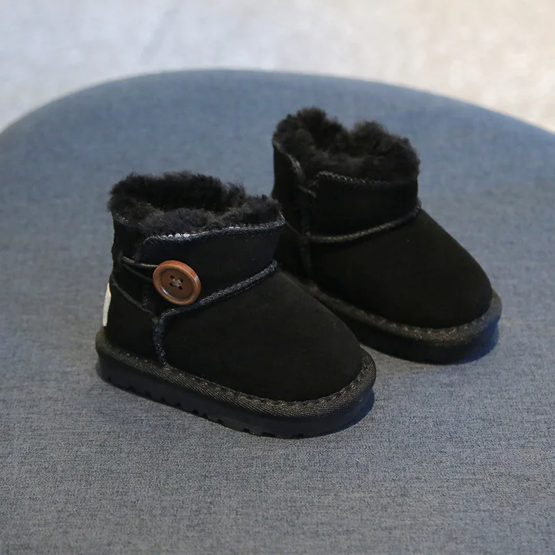 0-4 Years Baby Winter Snow Boots Autumn Toddler Boys Girls Warm Fur Ankle Boots
