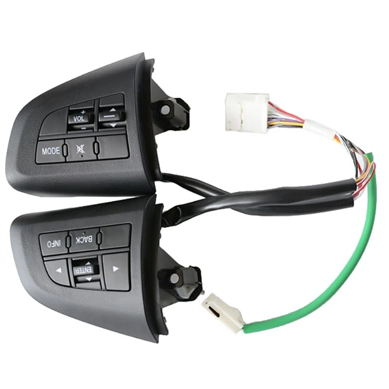 2pcs Car Volume Mode Multifunction Steering Wheel Switch Control