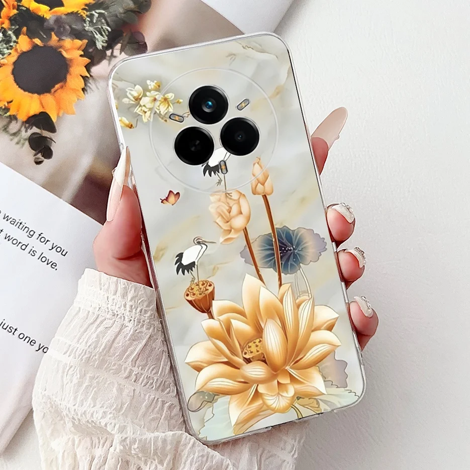 Beautiful Flowers Painted Soft Silicone Case - Enhanced Protection
