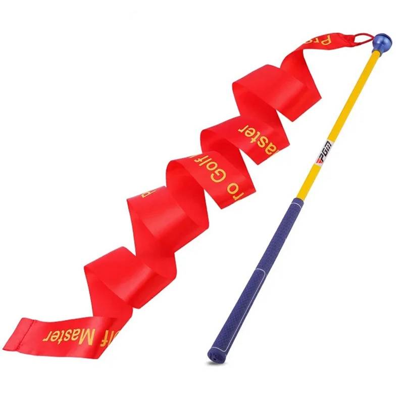 

PGM Golf Practice Aid Colorful Ribbon Swing Trainer Improve Swing Speed Training Club Equipment