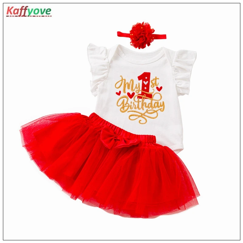 

Baby Summer Girl Birthday Party Clothes Sets Princess Skirt Bebes 0-24M Baptism Pageant Toddlre Outfits Headwear Girls Suit 2023