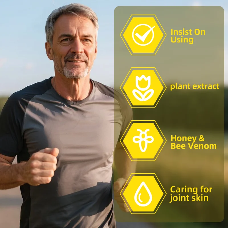 Bee Venom Cream for Joint and Muscles Soothing Leg skin Reduce ltchinessStrengthen Barrier Moisturizing Knee Body Massage Cream