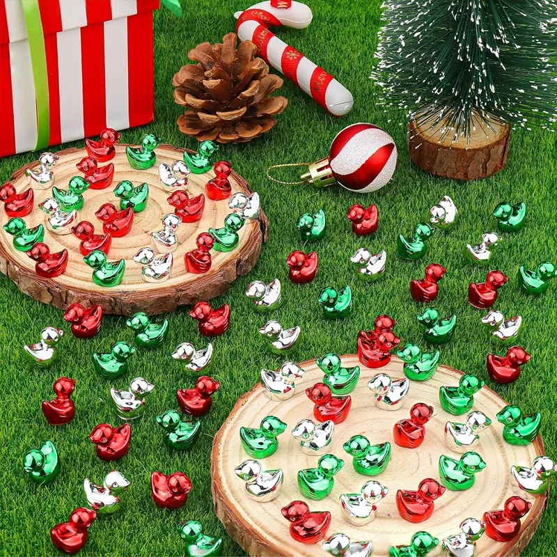 10-100pcs Mini Colorful Electroplate Ducks Miniatures Tiny Animal Figures for Micro Landscape Home DIY Craft Garden Decoration 5